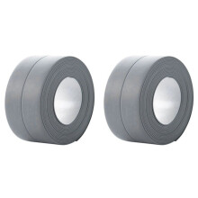 Waterproof Sealing Tape Anti-Mildew Bathroom Kitchen Door Strip Shower Sink Bath Sealer 3.2m X 3.8cm Grey