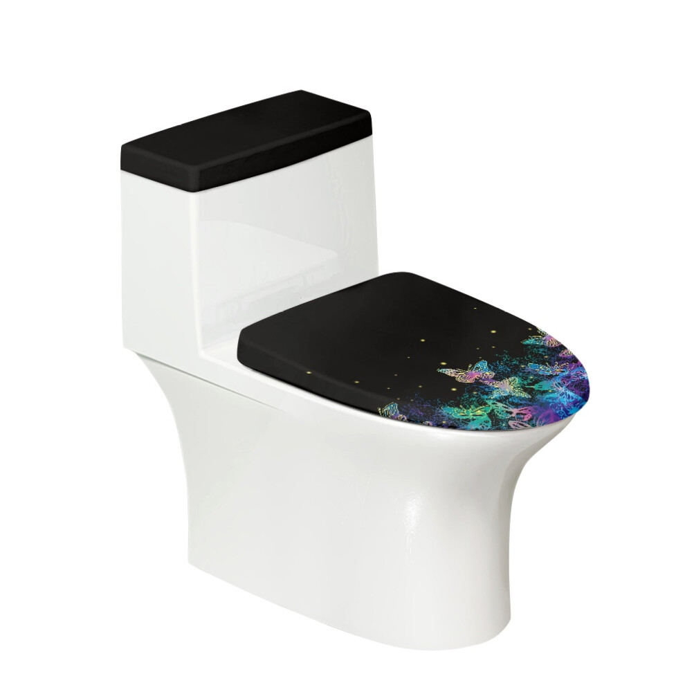 Round Toilet Lid Dust Cover Set 2 Pieces 939152670383