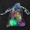 Κομψές τσάντες οργάντζα με κορδόνι, μπλε θήκες κοσμημάτων με κορδόνι για τσάντες 6