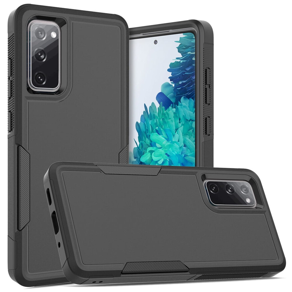 Defender Case For Samsung Galaxy S20 Fe 5G Â Heavy Duty, Dustproof, Shockproof, Non-Slip Rugged Cover, Black 9180479353324