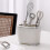 4Pcs Silver Multifunctional Toothbrush Storage Box Bathroom Organizer 4