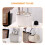 4Pcs Silver Multifunctional Toothbrush Storage Box Bathroom Organizer 6