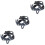 3Pcs Hard Hat Insert Replacement Secure Buckle Suspension for Hardhats 6