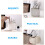 4Pcs Silver Multifunctional Toothbrush Storage Box Bathroom Organizer 7