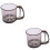 2Pcs Coffee Handheld Flour Sifter Stainless Steel Mesh for Baking 7
