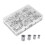 Rust Resistant Corrosion Resistant Stainless Steel Rivet Nut Threaded Insert Nutsert Flat Head Rivet Nut High Strength Work Hardened Surface for 8
