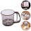 2Pcs Coffee Handheld Flour Sifter Stainless Steel Mesh for Baking 11