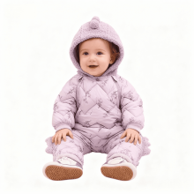Baby-Schneeanzug, Winter-Strampler mit Kapuze, Jungen- und Mädchen-Overall, warme Herbst- und Winterkleidung für Babys und Neugeborene