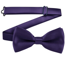 Bow Ties Solid Color Adjustable Bow Tie Collection for Kids and Boys Navy Free Size