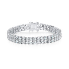 Tennis Bracelet for Women and Men 18K Yellow or White Gold