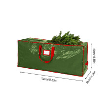 Christmas Tree Storage Bag, Waterproof Plastic Bag for Artificial Trees (Green, 48"x20"x15") – Compatible with Most Disassembled Xmas Trees