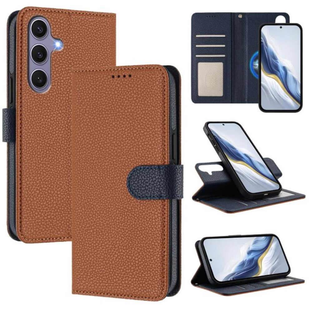 Rfid-Blocking Magnetic Flip Wallet Case With Wrist Strap 974856040513