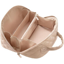 Makeup Bag for Women with Dividers Water-Resistant Travel