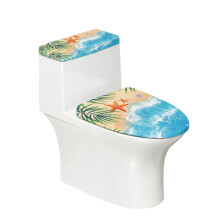 Toilet Cozy Set with Elastic Lid Cover Starfish