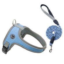 No-Pull Dog Harness with Reflective Leash, Soft Breathable