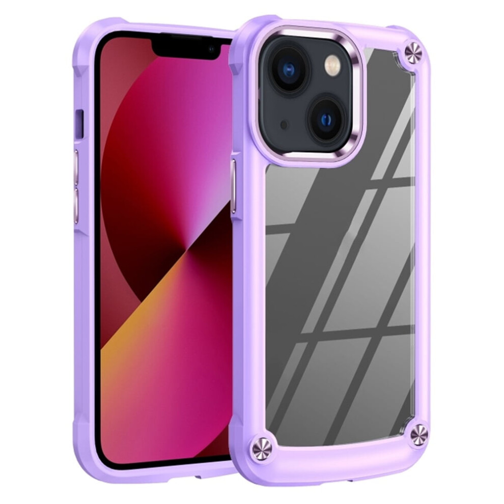 Iphone 13 Case 6.1 Inch With Airbag And Alloy Lens Purple 974856051342