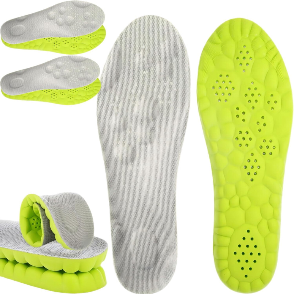 2026 New Upgraded 4D Cloud Insoles for Men & Women | Memory Foam Anti-Fatigue Insoles with Arch Support for Foot Pain Relief