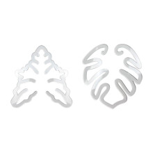 Supporto In Plastica per Steli di Piante da 2 Pezzi, Supporto per Steli di Fiori, Supporto Riutilizzabile per il Fissaggio di Piante, A+B