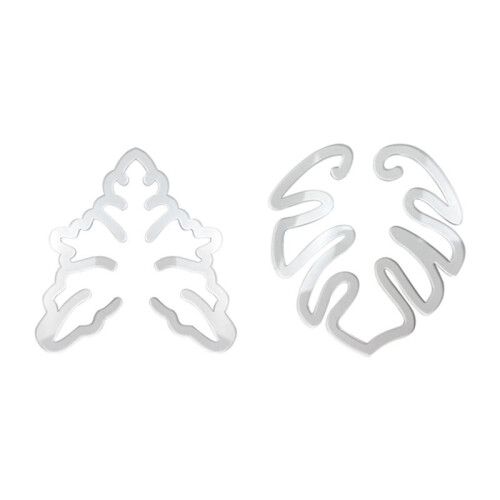 2Pcs Plant Stem Plastic Support,Flower Stem Holder,Reusable Plant Retaining Support,A+B