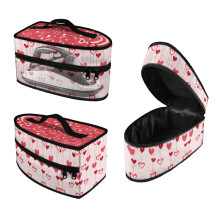 Irons Organizer Bag Heart Pattern for Clothing Ironing Machines and Hair Styling Tool, Case Only
