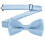 Bow Ties Solid Color Adjustable Bow Tie Collection for Kids and Boys Light Blue Free Size 1