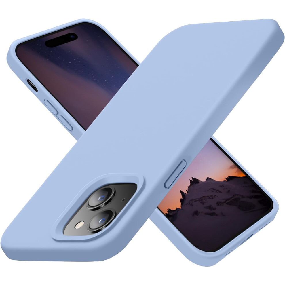 Iphone 15 Case, Ultra Slim Silicone Shockproof With Soft Microfiber Lining – 6.1", Light Compatible With Iphone 15 Blue 9557311942839