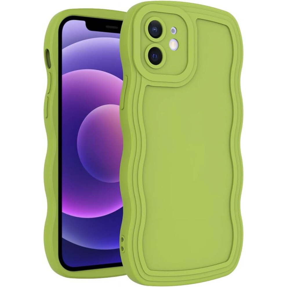 Cute Wavy Edge Iphone 16 Case For Women & Girls Â Slim, Soft Silicone, Shockproof, Camera Protection (6.1") 9557311942389
