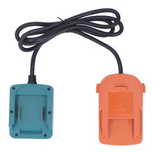 Adattatore convertitore di potenza per batteria agli ioni di litio Makita 18V, facile da installare con cavo 14AWG per auto RC, robotica fai da te,