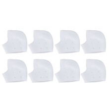 Protetores de calcanhar com amortecimento macio, inserções de gel de silicone para fascite plantar, rachaduras nos calcanhares, tendinite de