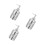 3Pièces Bouteille Argent Ergonomique Multi-Usage Recyclable 5