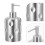 3Pièces Bouteille Argent Ergonomique Multi-Usage Recyclable 10