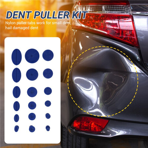 90 Pcs Puller Tabs Paintless Dent Repair Tabs Glue Pulling Tabs Kit for Small Dent