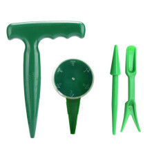 Kit di semina portatile, strumento per seminare semi con seminatrice da giardino regolabile, piantatoio ergonomico con impugnatura a pistola per