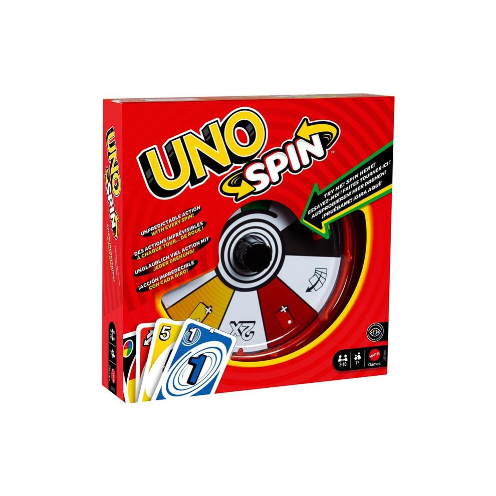 Mattel Mttjgr00 Uno - Spin Refresh Card Game