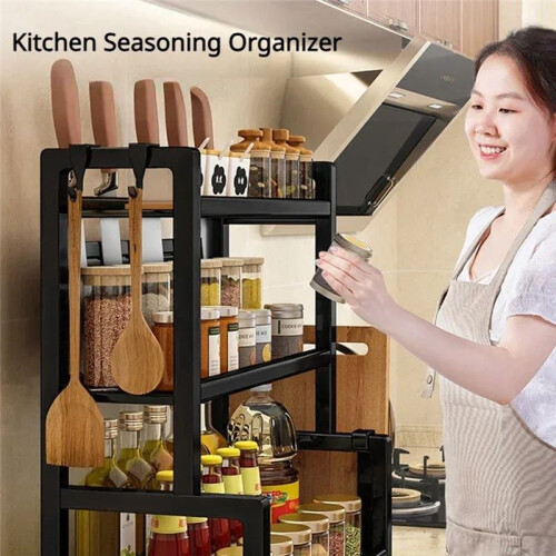 Kitchen Storage Rack Spice Rack Household Storage Rack Storage Rack A
