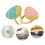 8Pcs Patterned Easter Napkin Rings Alloy Party Table Accessory 9