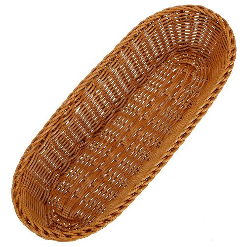 Χειροποίητο καλάθι Imagination Rattan καφέ, πολλαπλών χρήσεων, οργανωτής σνακ με λείους