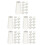 100Pcs White Wood Blind Cord Knobs Decorative Curtain Pulls for Blinds 8