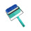 Reusable 5inch Rubber Pattern Wall Roller for Decorative Art Textures ZZ0080 3