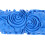 Reusable 5in Rubber Pattern Roller ZZ0077 for Wall Art Textures Flowers 10