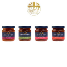 Snowdonia chutney pack x4 jars (100g-114g) by Great British Trading.