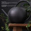 1000 ml Long Spout Watering Can Black Steel 3