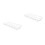 2Pcs White Wall Mount Exit Sign Safety Cage Iron Wire Protector 5