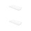 2Pcs White Wall Mount Exit Sign Safety Cage Iron Wire Protector 8