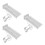 3Pcs White GPU Support Bracket Adjustable Vertical GPU Stand for Pc 6