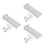 3Pcs White GPU Support Bracket Adjustable Vertical GPU Stand for Pc 7