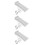 3Pcs White GPU Support Bracket Adjustable Vertical GPU Stand for Pc 8