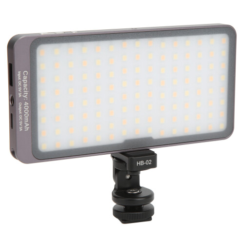 Ασύρματο φωτιστικό βίντεο LED RGB με δυνατότητα ρύθμισης έντασης, δίχρωμο φωτιστικό 2