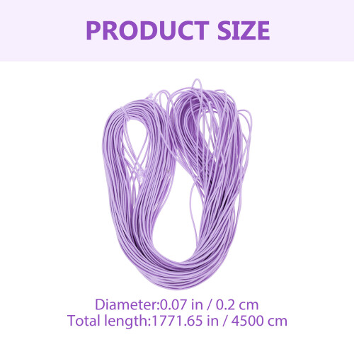 Violet Latex Elastische Voor Armband En Ketting 1