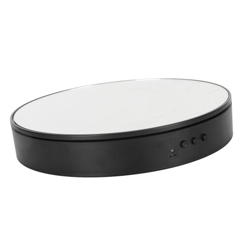 Adjustable Direction Rotating Display Stand, Smooth Operation Turntable With Multiple Power Supply Methods And Wireless Functionality For Tumbler And 1